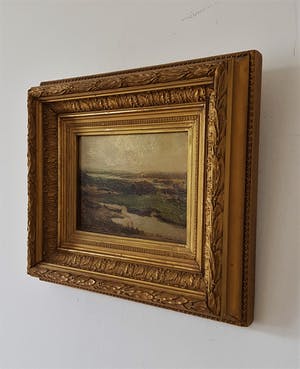 Willem G.F. Jansen - Hollands landschap kopen? Bied vanaf 185!