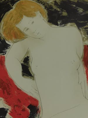 Alain Bonnefoit - Nu à la chaise rouge kopen? Bied vanaf 49!