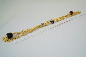 2539- Groot heren geel-gouden Alla Kondre collier - 18 krt gekeurd - 100 gram! kopen? Bied vanaf 2400!