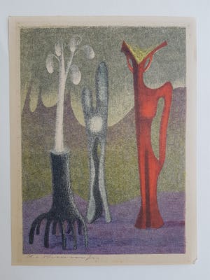 Harry van Kruiningen - Lot van 3 handgesigneerde litho's en 1 handgesigneerde ets kopen? Bied vanaf 75!