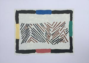 Harrie Gerritz - ‘Akker’ - zeefdruk - 2005 kopen? Bied vanaf 85!