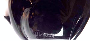 Vincenzo Nason - gestilieerde antiloop van zwart hoogglans kristal - gesigneerd + label kopen? Bied vanaf 1!