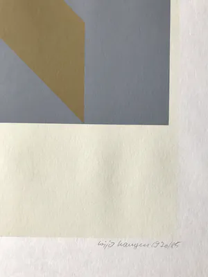 Hajo Hangen - HEIJO HANGEN - "Ordnungsfolge 33" - 9/100 - Gesigneerde zeefdruk kopen? Bied vanaf 1!