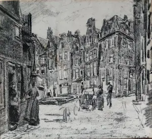 Felicien Bobeldijk - Oudekerksplein met Engekerksteeg (Amsterdam) kopen? Bied vanaf 325!