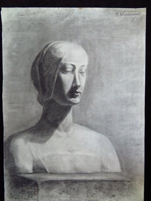 Niet of onleesbaar gesigneerd - Buste van een historisch figuur kopen? Bied vanaf 5!