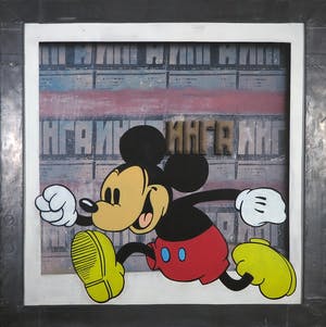 Jan Bollaert - Gemengde techniek op board, From Russia - Ingelijst (Zeer Groot) kopen? Bied vanaf 100!