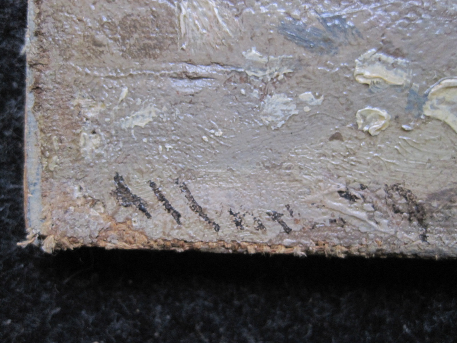 Niet of onleesbaar gesigneerd - Fraai ca. 1900 geschilderd "Indonesie Bali - theeplukkers - gesigneerd kopen? Bied vanaf 1!