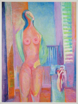 Joe Wols - Acryl op doek, Naakt - ingelijst kopen? Bied vanaf 100!
