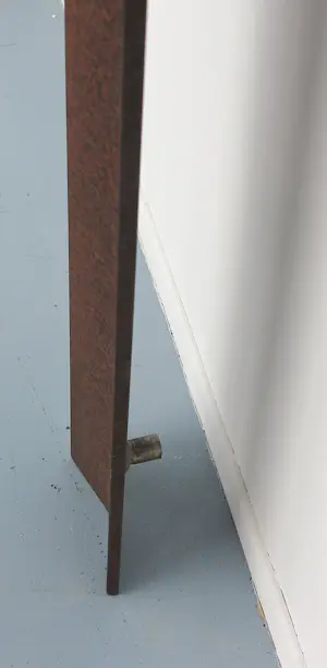 Huub & Adelheid Kortekaas - Groot monumentaal wandobject / Buitenbeeld cortenstaal, Kiemplant + boek! kopen? Bied vanaf 1000!