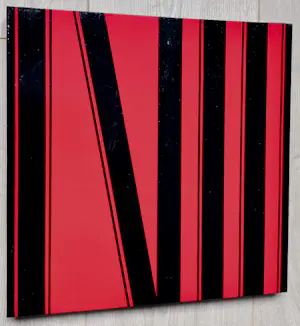 Johan van den Berg - Black and Red, acrylverf op paneel kaufen? Bieten Sie von 100!