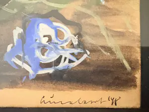 Lucebert - “Vroeg Dierlijk Leven”, signed & dated 1948, mixed media on paper kopen? Bied vanaf 2250!