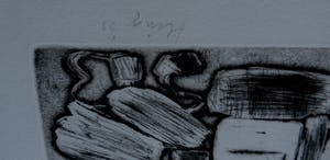 Henk Huig - ets: abstract - 1963 kopen? Bied vanaf 35!