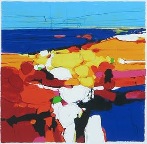 Frank Lejeune - Zeefdruk, First visit Toscana - Ingelijst kopen? Bied vanaf 50!