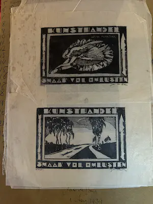 Jac. de Beer - Map zwart-wit afdrukken kopen? Bied vanaf 300!