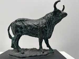 Brons (Onbekend) - bronzen sculptuur | 'Stier' kopen? Bied vanaf 1!