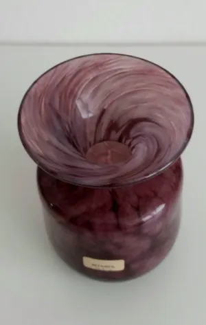 Niet of onleesbaar gesigneerd - handgemaakte vaas, MTarfa Glass, Malta kopen? Bied vanaf 1!