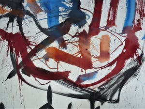 Anton Heyboer - De oervogel Krachtige schildering . kopen? Bied vanaf 300!