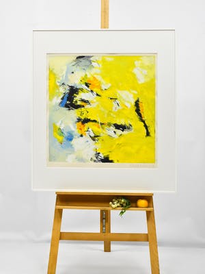 Charlotte Molenkamp - Geel Abstract kopen? Bied vanaf 50!