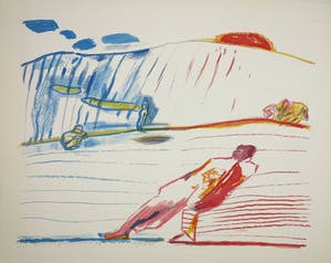 Pieter Defesche - Litho, Zonder titel kopen? Bied vanaf 1!