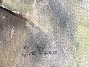 Jaap van Veen - 3 aquarellen in één koop! kopen? Bied vanaf 45!
