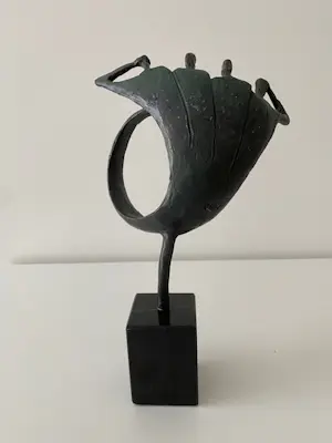 Corry Ammerlaan - Schitterende zwaar verbronsde abstracte sculptuur kopen? Bied vanaf 50!