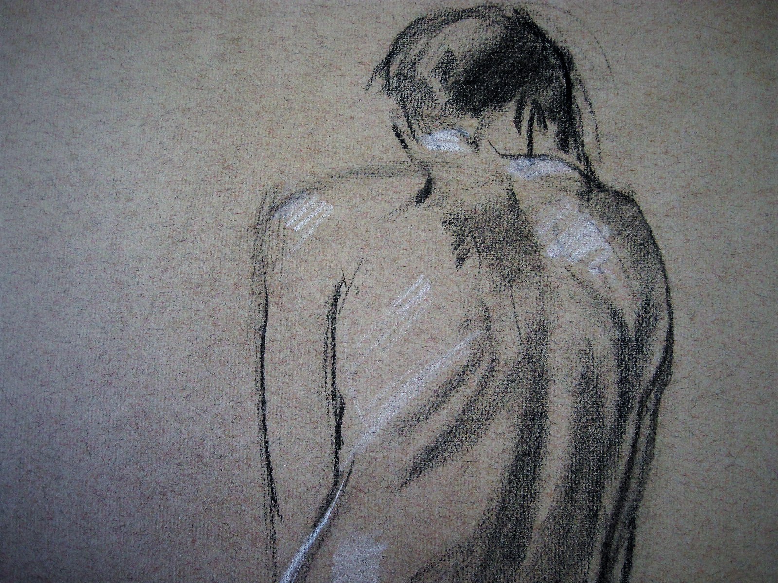 Niet of onleesbaar gesigneerd - dubbelzijdige tekening van vrouwelijk naakt gesigneerd kopen? Bied vanaf 1!