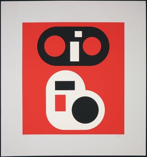 Nicolas Schoffer - Zeefdruk, Zonder titel kopen? Bied vanaf 100!