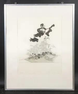 Roger Chailloux - Ets, Intervalles d'un point et un autre - Ingelijst kopen? Bied vanaf 50!