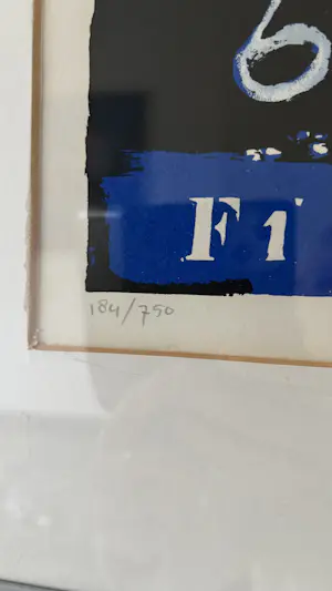 Herman Brood - zeefdruk van Herman Brood ter ere van "F1 50 Years Senna". kopen? Bied vanaf 100!