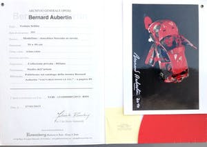 Bernard Aubertin - Voiture Brûlé - Uniek werk - 32 x 42 x 13 cm - Catalogus en Certificaat kopen? Bied vanaf 650!