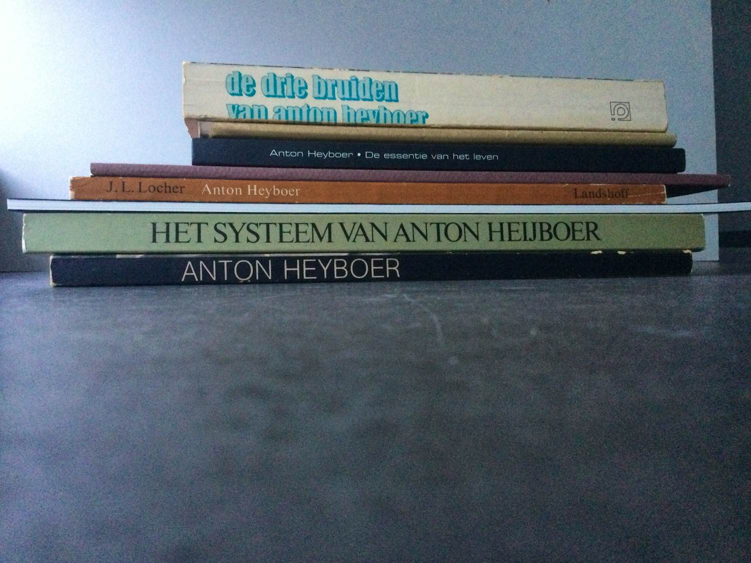 Anton Heyboer - 100 jaar -8 boeken plus enkele uitnodigingen verkocht voor € 50!
