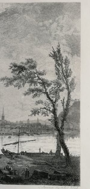 George Henri Manesse - Gezicht op Rouen (Frankrijk) kopen? Bied vanaf 65!