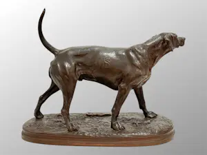 AcheterArthur Waagen - (1833-1898) - Sculpture, Le Chien Vampire - 31 cm - Bronze patiné? Enchérissez de 700!