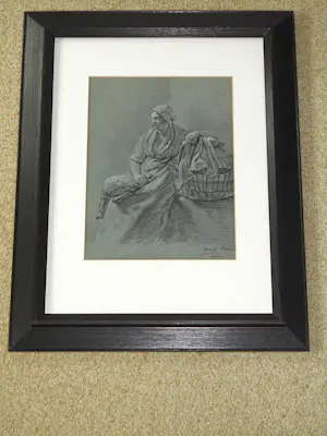 Otto de Boer - Gemengde Techniek - Ganzenhoedster kopen? Bied vanaf 150!