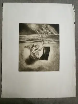 Etie van Rees - Ets "Illustr. no. 9" kopen? Bied vanaf 10!