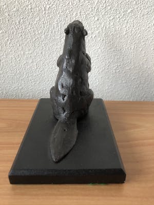 Brons (Onbekend) - Massief bronzen beeld van een BEVER kopen? Bied vanaf 35!