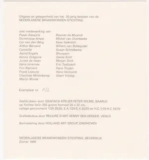 Susan Schildkamp - handgesigneerde zeefdruk | 'Vogel' | 1996 kopen? Bied vanaf 50!