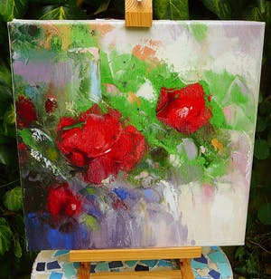 Rob de Haan - Voor Chantal -olieverf 1993- kopen? Bied vanaf 35!