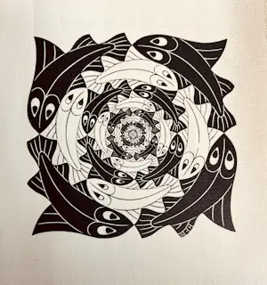 Maurits Cornelis Escher - Houtsnede op tentoonstellings invitatie kaufen? Bieten Sie von 35!