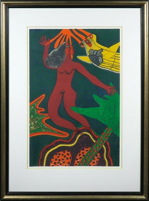 Corneille - Litho, Zonder titel - Ingelijst (Groot) kopen? Bied vanaf 250!