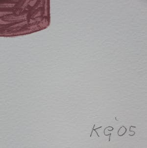 Klaas Gubbels - Zeefdruk: kan met kopjes - 2005 kopen? Bied vanaf 275!