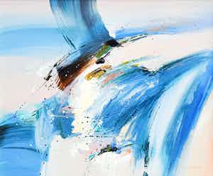 Niet of onleesbaar gesigneerd - Asbtracte Compositie - Wiliams verkocht voor € 1!