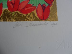 Ada Breedveld - Zeefdruk,Titel, "Vlieger". kopen? Bied vanaf 50!