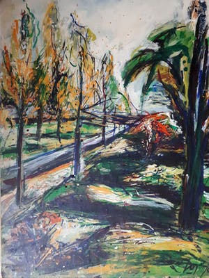 Antoine van der Pas - Herfst landschap kopen? Bied vanaf 20!