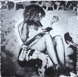 Juliette Polak - Grafietdruk op karton, Beach babe (Zeer Groot) verkocht voor € 80!