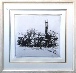 Frans Room - De Sluis - drogenaald ets kopen? Bied vanaf 1!