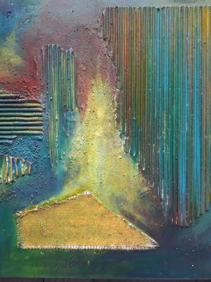 Niet of onleesbaar gesigneerd - Tweeluik abstract. kopen? Bied vanaf 1!