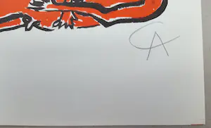 Alexander Calder - Lettera Z Photolithographie 1974 Bolaffi Arte signiert, gerahmt kopen? Bied vanaf 170!