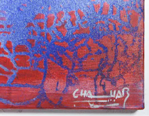 Chabab Tayefeh Mohajer - Gemengde techniek op doek, Tweeluik kopen? Bied vanaf 150!