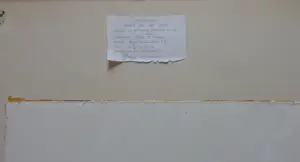 Han Faken - REAR WINDOW / ORIGINEEL WERK / 69x49cm / SIG / 1968 / PASSE-PARTOUT kopen? Bied vanaf 25!